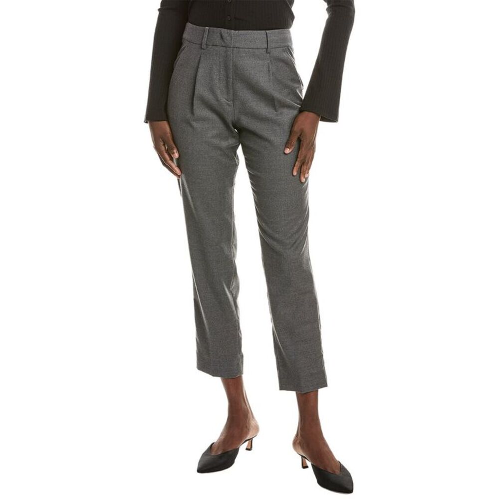 Max Mara Womens Weekend  Caldaia Wool Long Trouser, Grey